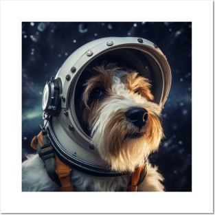 Astro Dog - Wire Fox Terrier Posters and Art